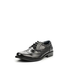 Five Basics  BLACK PU LACE UP BROGUE